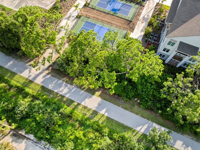 View of Pickleball Court and Legacy Trail Access